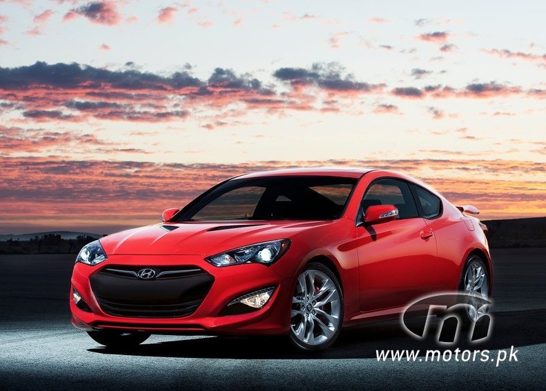 Hyundai-Genesis_Coupe_2013 red car